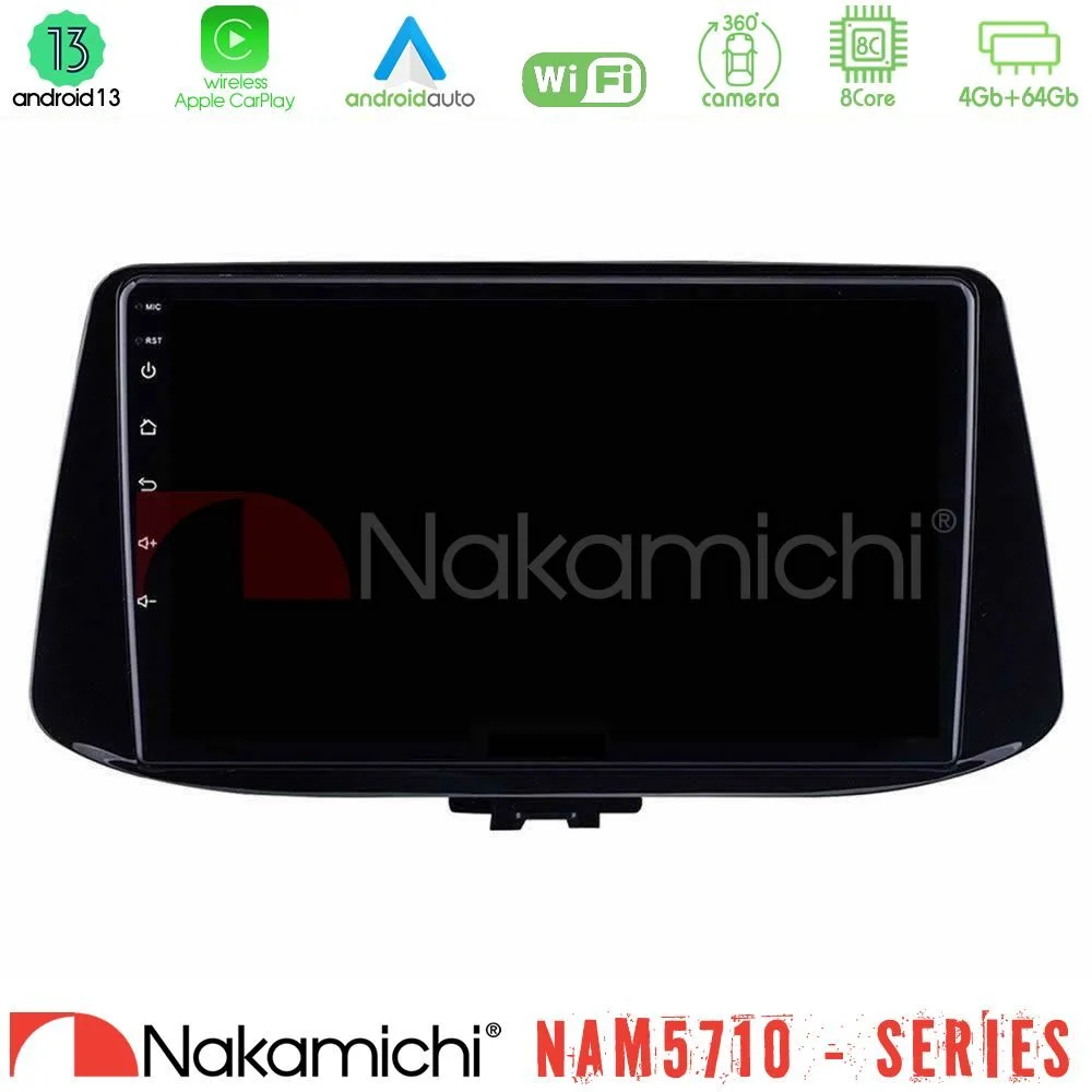 Φωτογραφία προϊόντος: Nakamichi NAM5710 Series 8Core Android13 4+64GB Hyundai i30 Navigation Multimedia Tablet 9