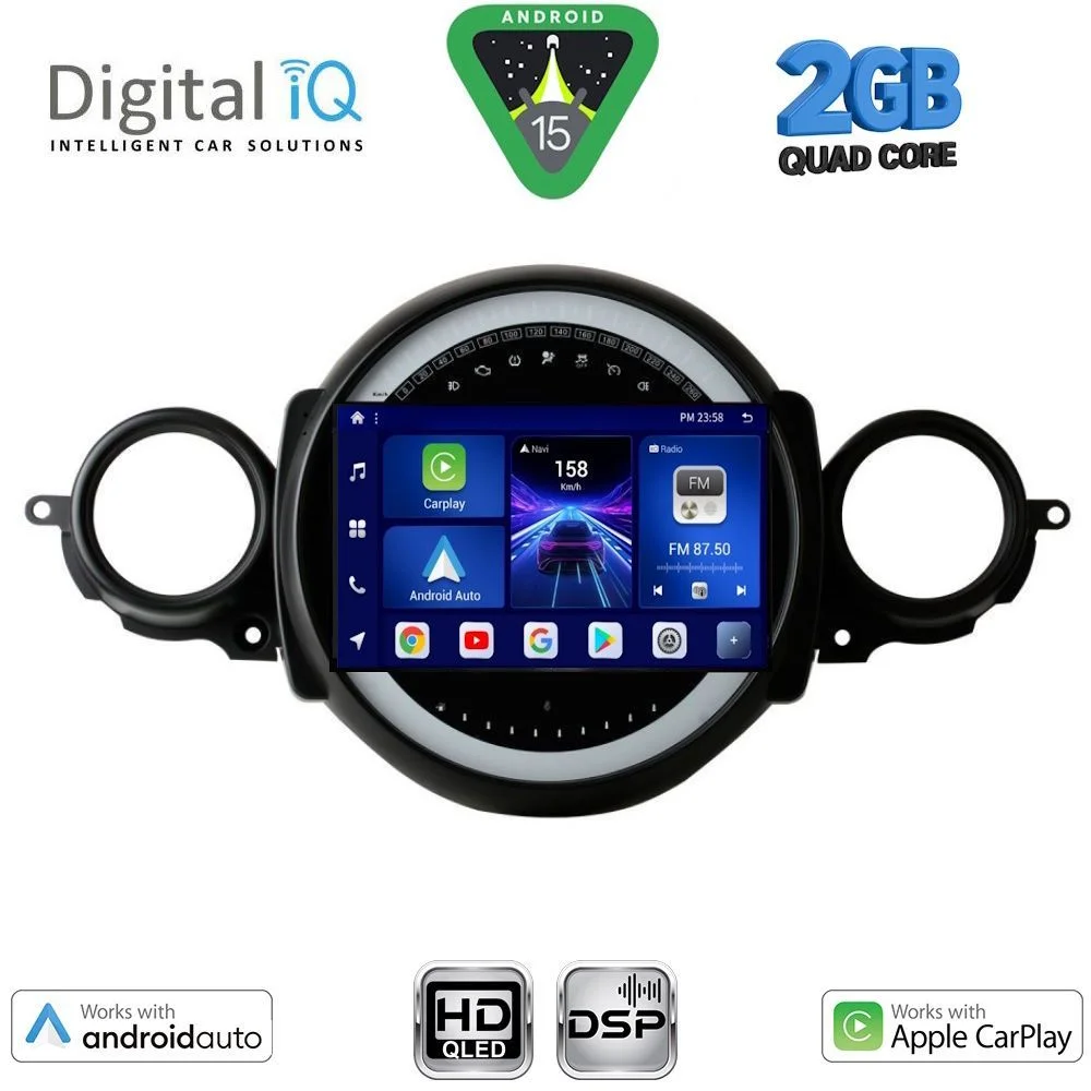 Φωτογραφία προϊόντος: DIGITAL IQ BXC 3064_CPAA (9inc) MULTIMEDIA TABLET for MINI COOPER (R56-R57) mod. 2006-2014 - CLUBMAN (R55) mod. 2007-2014