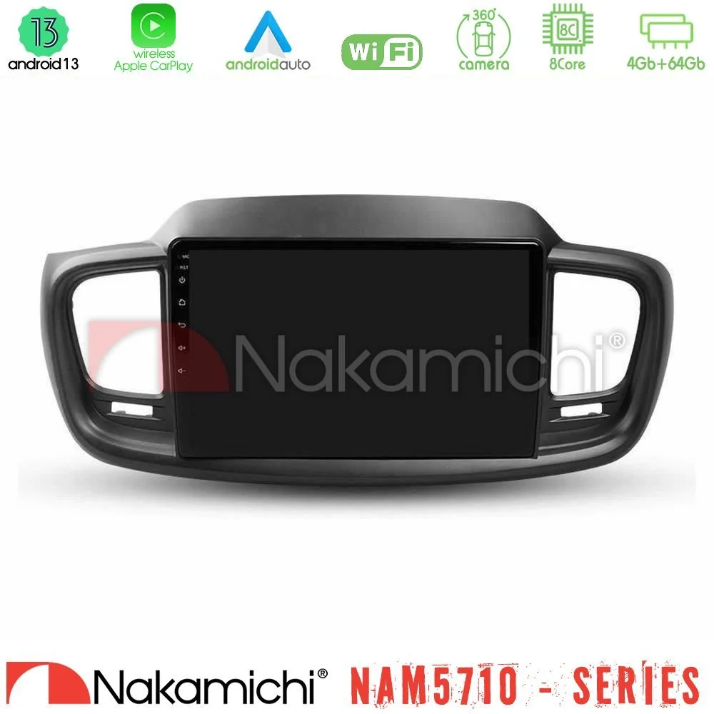 Φωτογραφία προϊόντος: Nakamichi NAM5710 Series 8Core Android13 4+64GB Kia Sorento 2018-2021 Navigation Multimedia Tablet 9