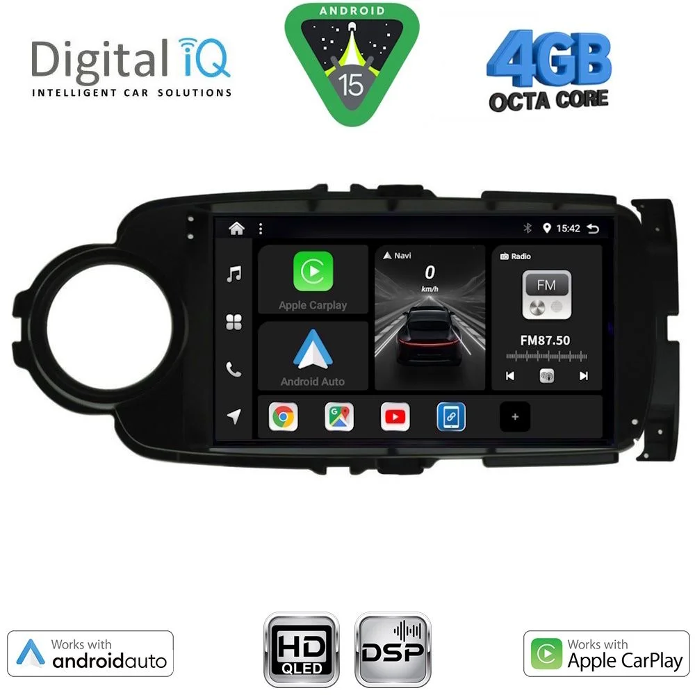 Φωτογραφία προϊόντος: DIGITAL IQ BXF 16737BL_CPAA (9inc) MULTIMEDIA TABLET for TOYOTA YARIS mod. 2011-2015 (BLACK)