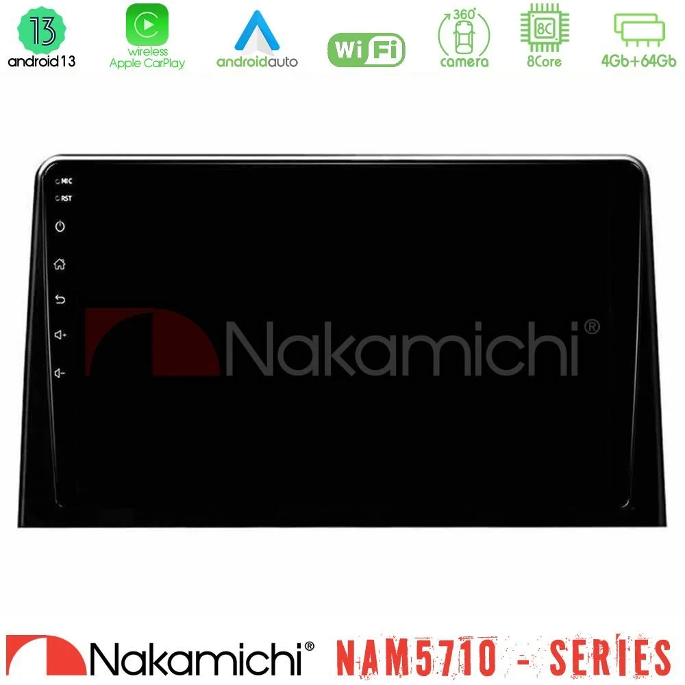 Φωτογραφία προϊόντος: Nakamichi NAM5710 Series 8Core Android13 4+64GB Peugeot Partner / Citroën Berlingo 2020-> Navigation Multimedia Tablet 10