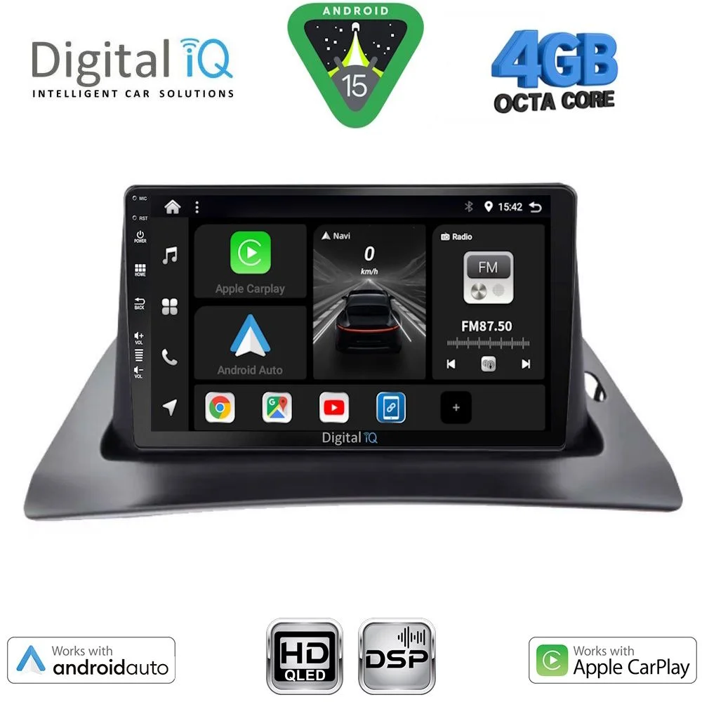 Φωτογραφία προϊόντος: DIGITAL IQ BXF 16550_CPAA (9inc) MULTIMEDIA TABLET for RENAULT KANGOO mod. 2010-2021