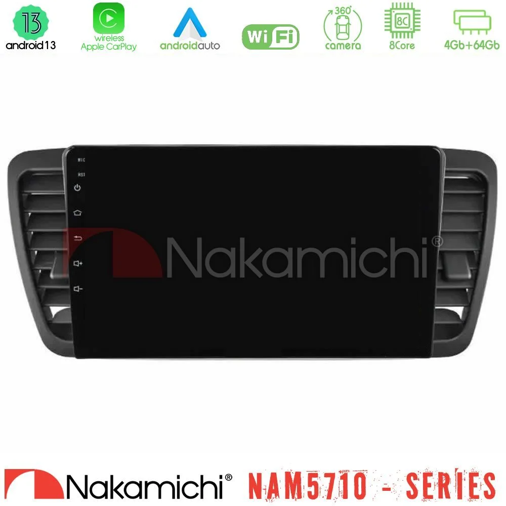 Φωτογραφία προϊόντος: Nakamichi NAM5710 Series 8Core Android13 4+64GB Subaru Legacy/Outback 2002-2008 Navigation Multimedia Tablet 9