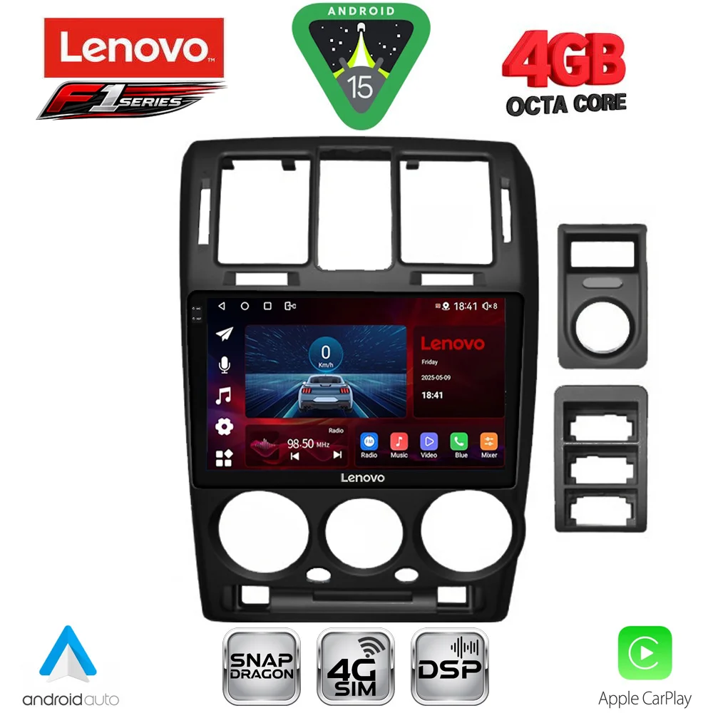 Φωτογραφία προϊόντος: LENOVO SSQ 9222BL_CPA (9inc) MULTIMEDIA TABLET for HYUNDAI GETZ mod. 2002-2011 (BLACK)