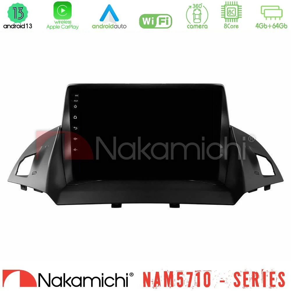 Φωτογραφία προϊόντος: Nakamichi NAM5710 Series 8Core Android13 4+64GB Ford C-Max/Kuga Navigation Multimedia Tablet 9