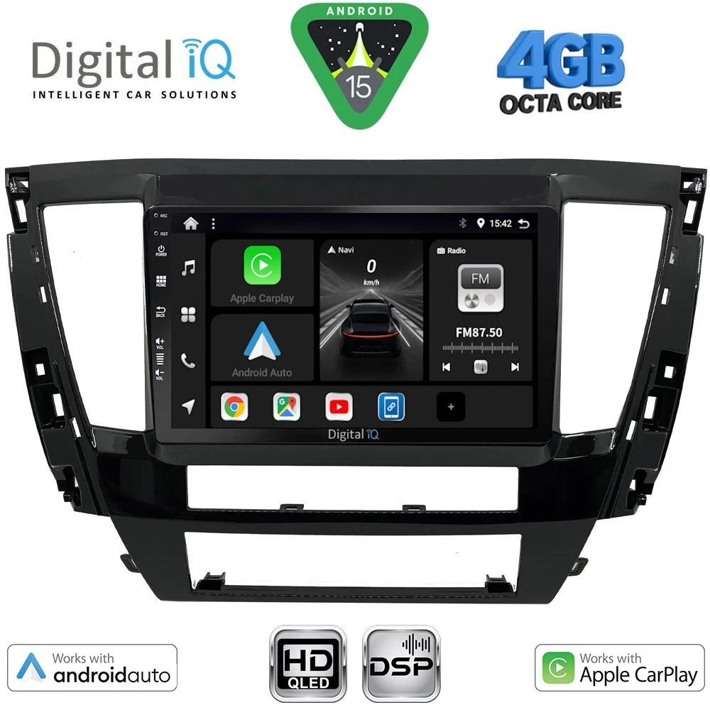 Φωτογραφία προϊόντος: DIGITAL IQ BXF 16447S_CPAA (9inc) MULTIMEDIA TABLET for MITSUBISHI PAJERO SPORT mod. 2020-2026
