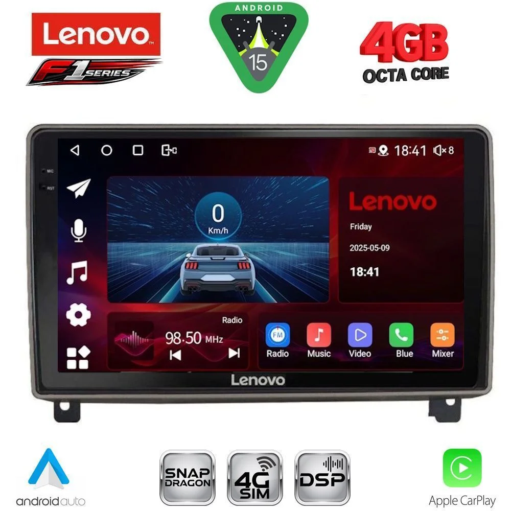 Φωτογραφία προϊόντος: LENOVO SSQ 9517_CPA (9inc) MULTIMEDIA TABLET for PEUGEOT 407 mod. 2004-2011