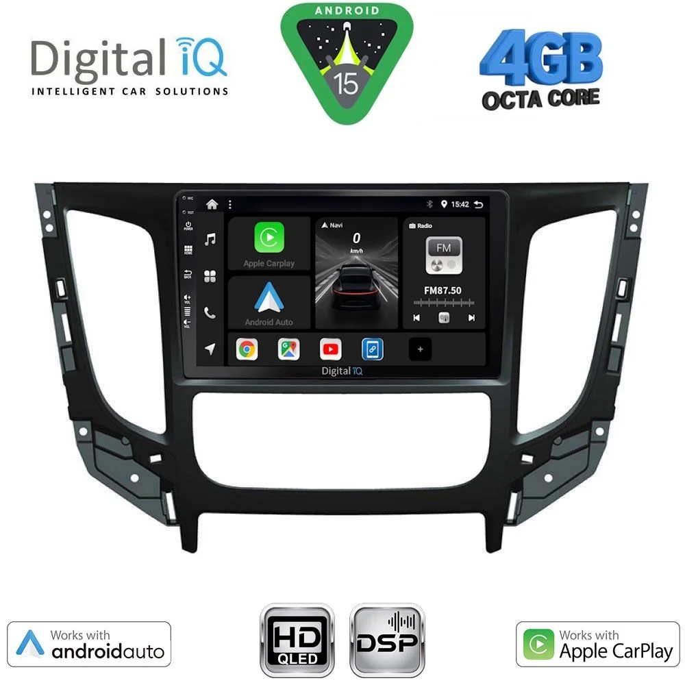 Φωτογραφία προϊόντος: DIGITAL IQ BXF 16437_CPA CLIMA (9inc) MULTIMEDIA TABLET for MITSUBISHI L200 mod. 2015-2019 with CLIMA