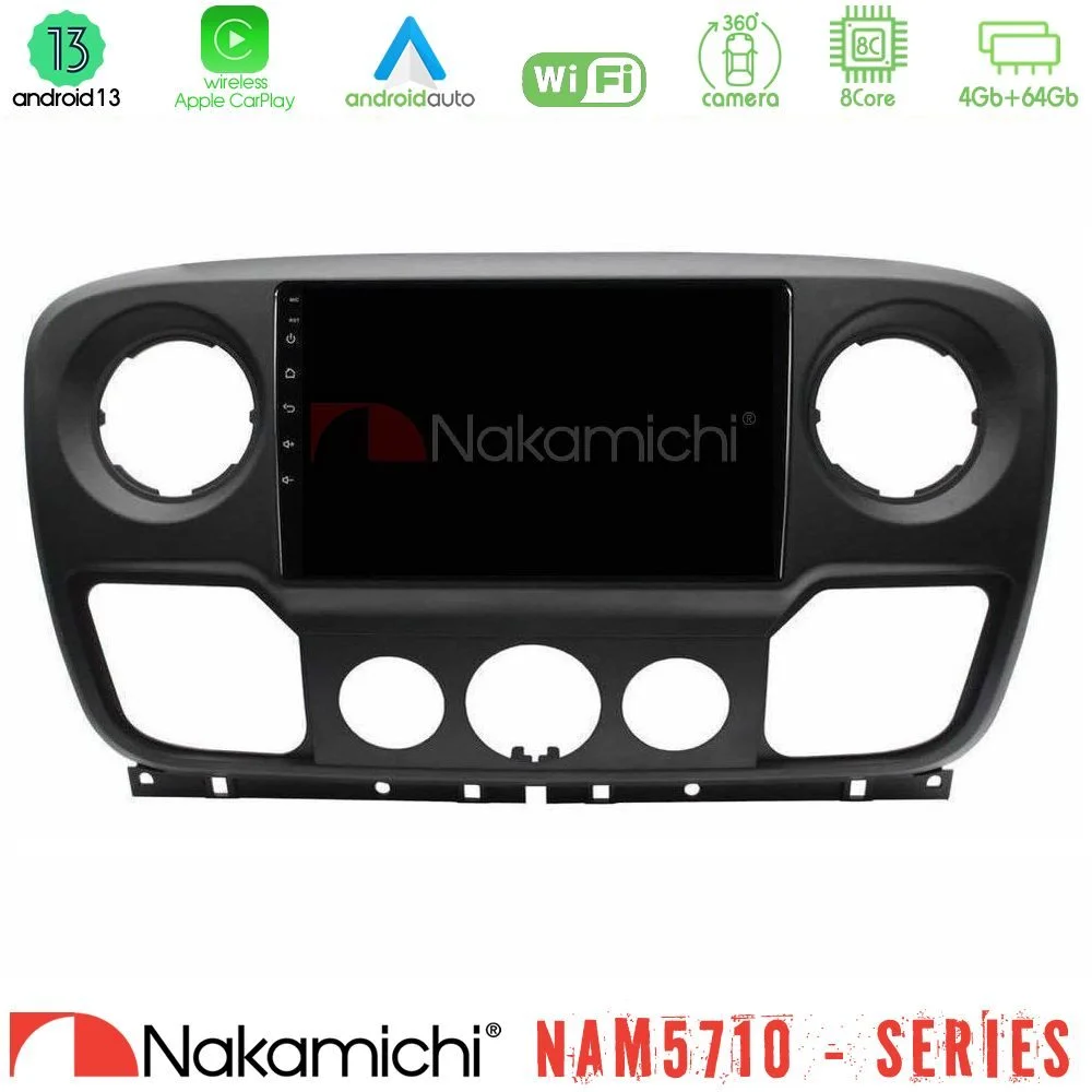 Φωτογραφία προϊόντος: Nakamichi NAM5710 Series 8Core Android13 4+64GB Renault/Nissan/Opel Navigation Multimedia Tablet 10