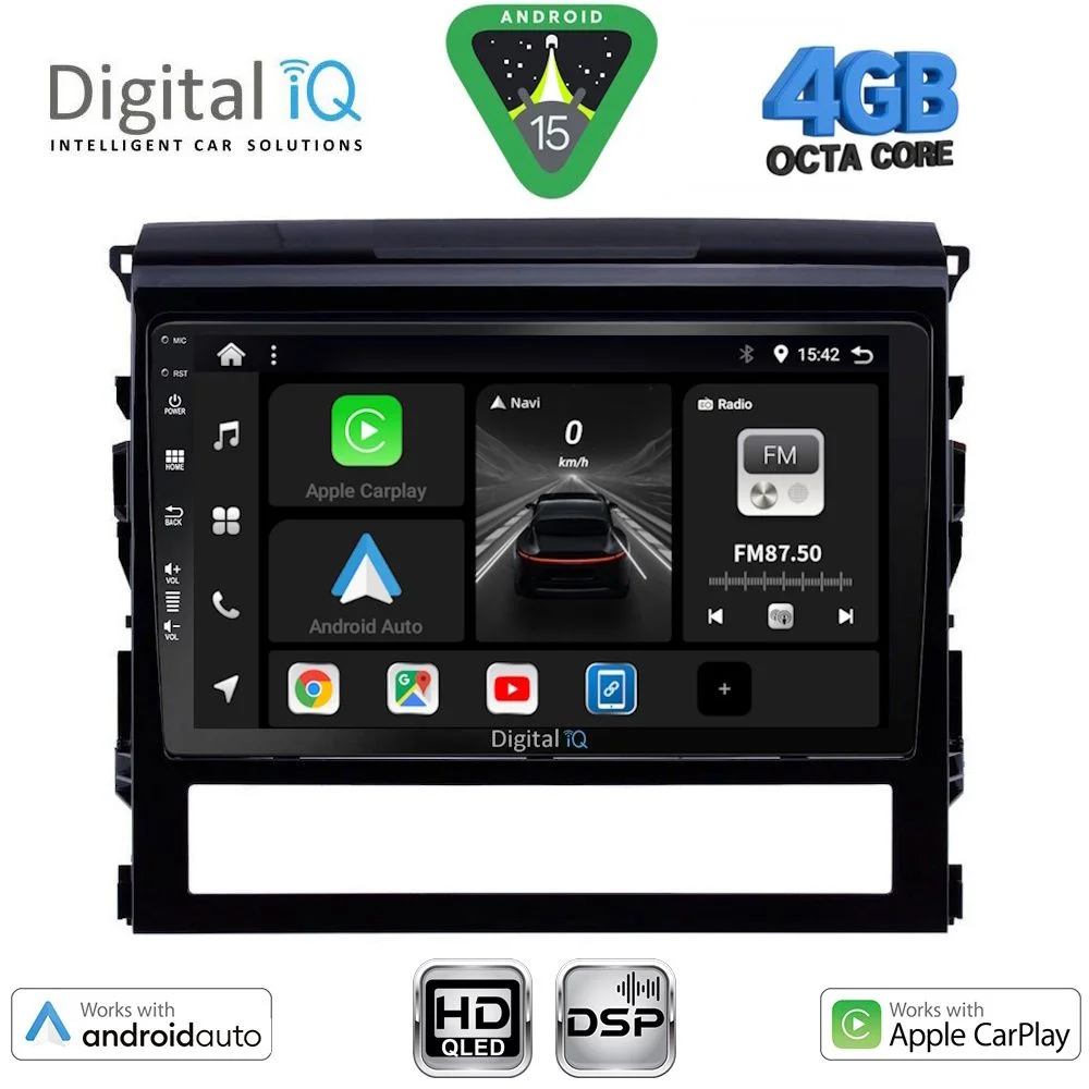Φωτογραφία προϊόντος: DIGITAL IQ BXF 16725_CPAA (9inc) MULTIMEDIA TABLET for TOYOTA LANDCRUISER mod. 2016-2019