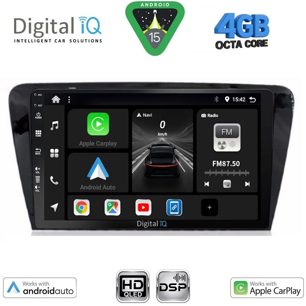 Φωτογραφία προϊόντος: DIGITAL IQ BXF 16597_CPAA (10inc) MULTIMEDIA TABLET for SKODA OCTAVIA 7 mod. 2013-2021