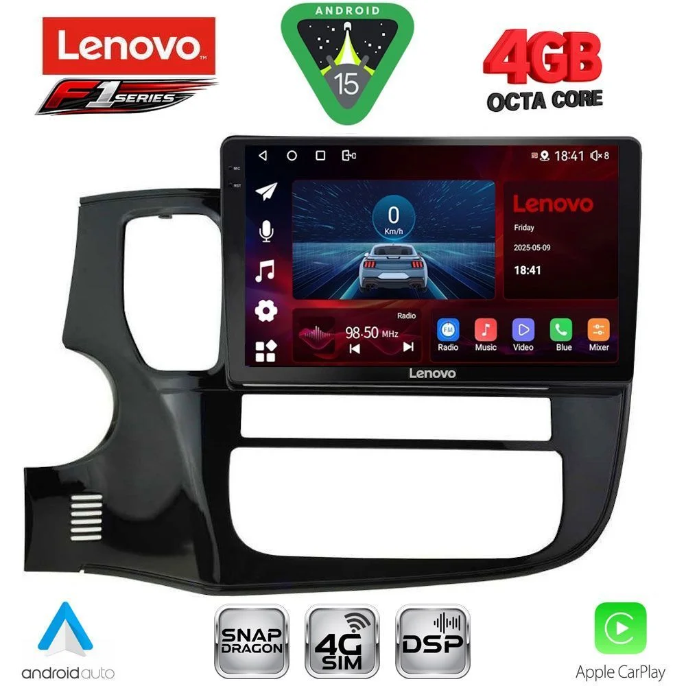Φωτογραφία προϊόντος: LENOVO SSQ 9443_CPA (10inc) MULTIMEDIA TABLET for MITSUBISHI OUTLANDER mod. 2013-2020