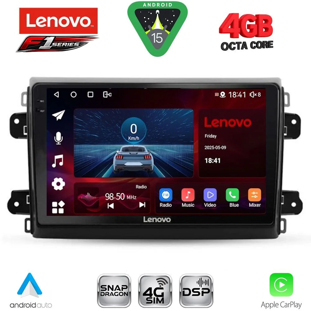 Φωτογραφία προϊόντος: LENOVO SSQ 9143_CPA (9inc) MULTIMEDIA TABLET for FIAT DUCATO mod. 2021-2026