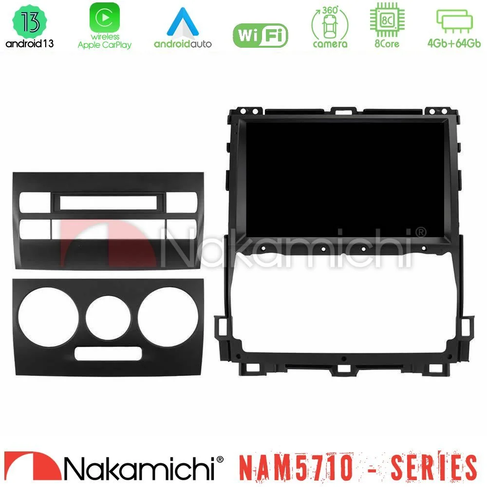 Φωτογραφία προϊόντος: Nakamichi NAM5710 Series 8Core Android13 4+64GB Toyota Land Cruiser J120 2002-2009 Navigation Multimedia Tablet 9