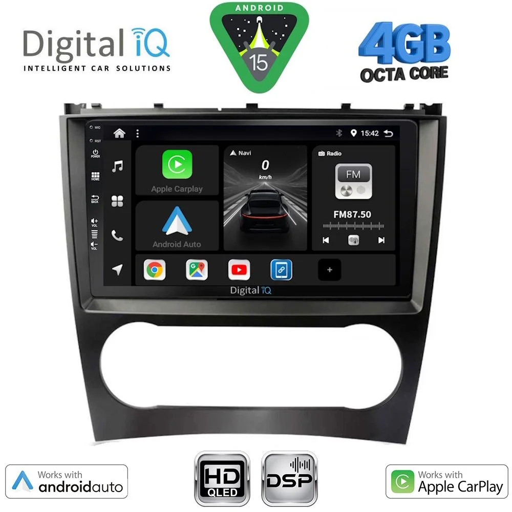 Φωτογραφία προϊόντος: DIGITAL IQ BXF 16404_CPAA (9inc) MULTIMEDIA TABLET for MERCEDES C – CLK (W203-209) mod. 2004-2008