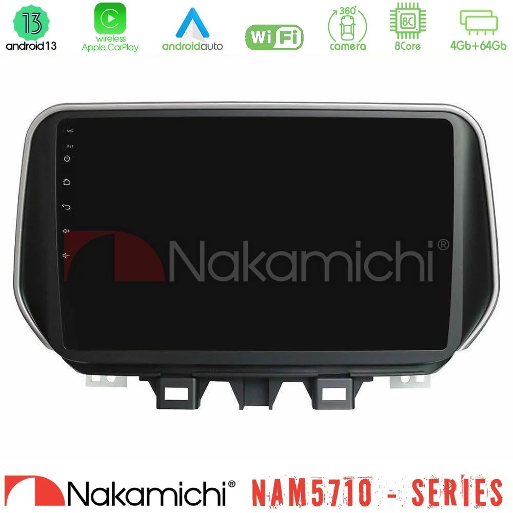 Φωτογραφία προϊόντος: Nakamichi NAM5710 Series 8Core Android13 4+64GB Hyundai ix35 Navigation Multimedia Tablet 10