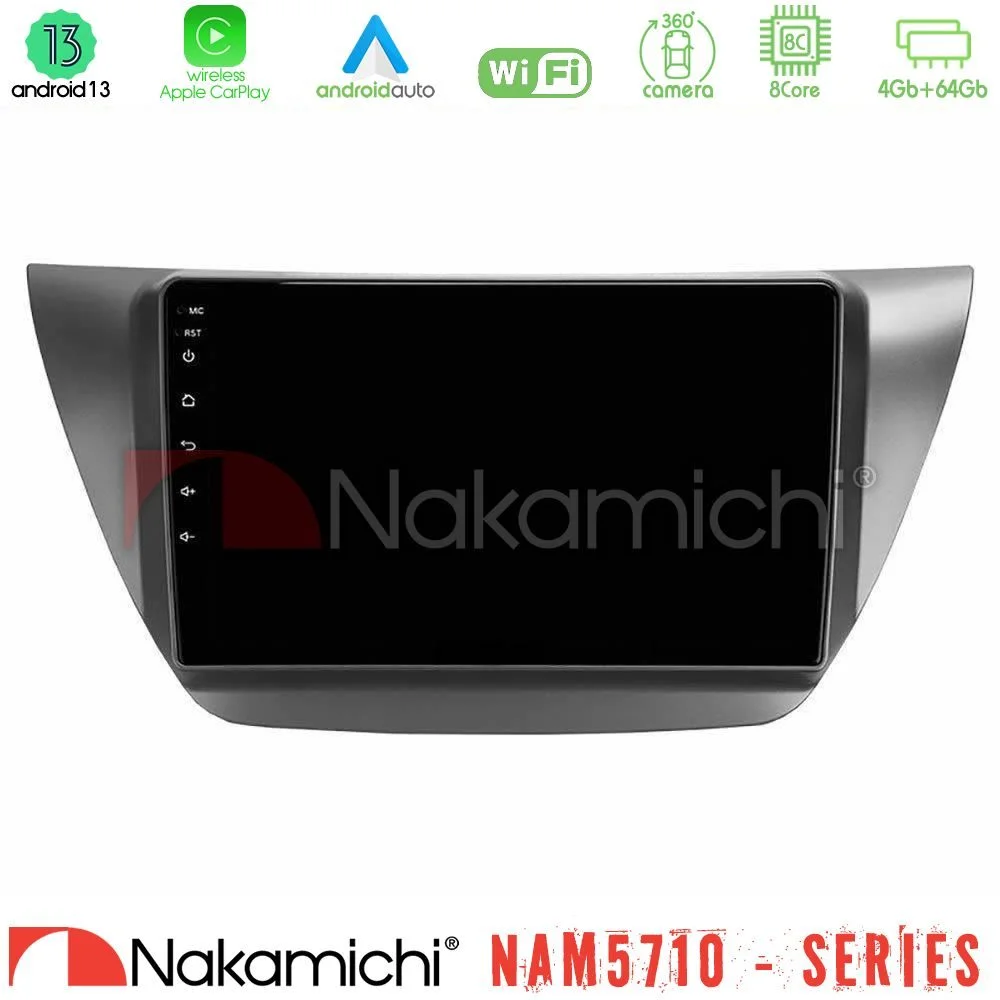 Φωτογραφία προϊόντος: Nakamichi NAM5710 Series 8Core Android13 4+64GB Mitsubishi Lancer 2004 – 2008 Navigation Multimedia Tablet 9