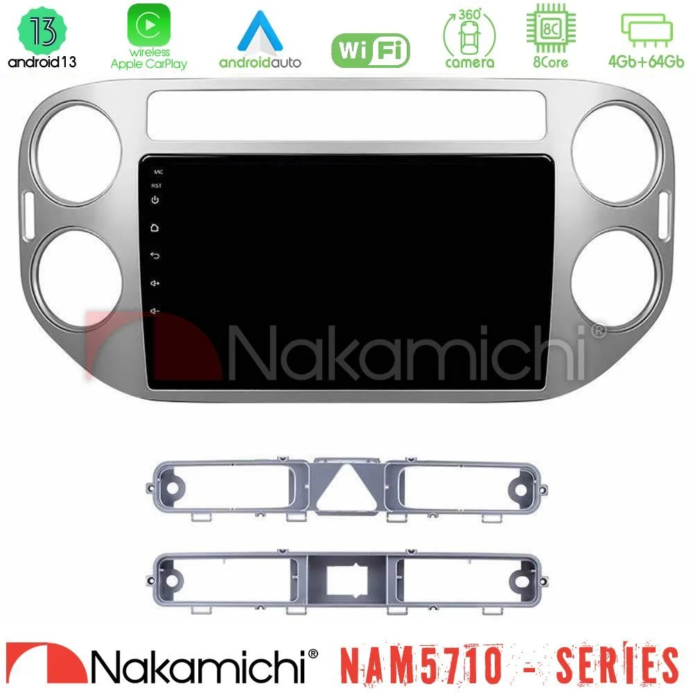 Φωτογραφία προϊόντος: Nakamichi NAM5710 Series 8Core Android13 4+64GB VW Tiguan Navigation Multimedia Tablet 9