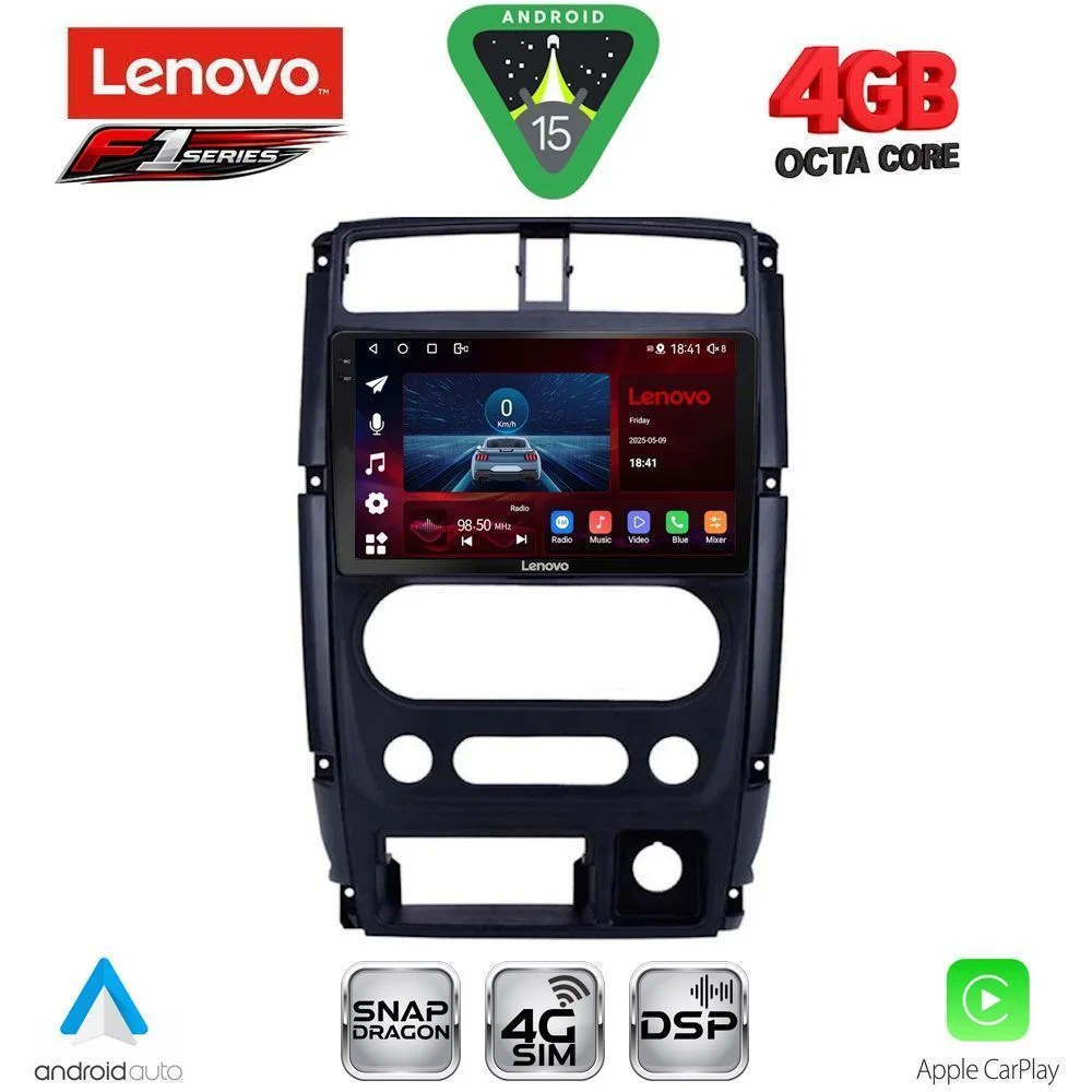 Φωτογραφία προϊόντος: LENOVO SSQ 9678_CPA (9inc) MULTIMEDIA TABLET for SUZUKI JIMNY mod. 2007-2017