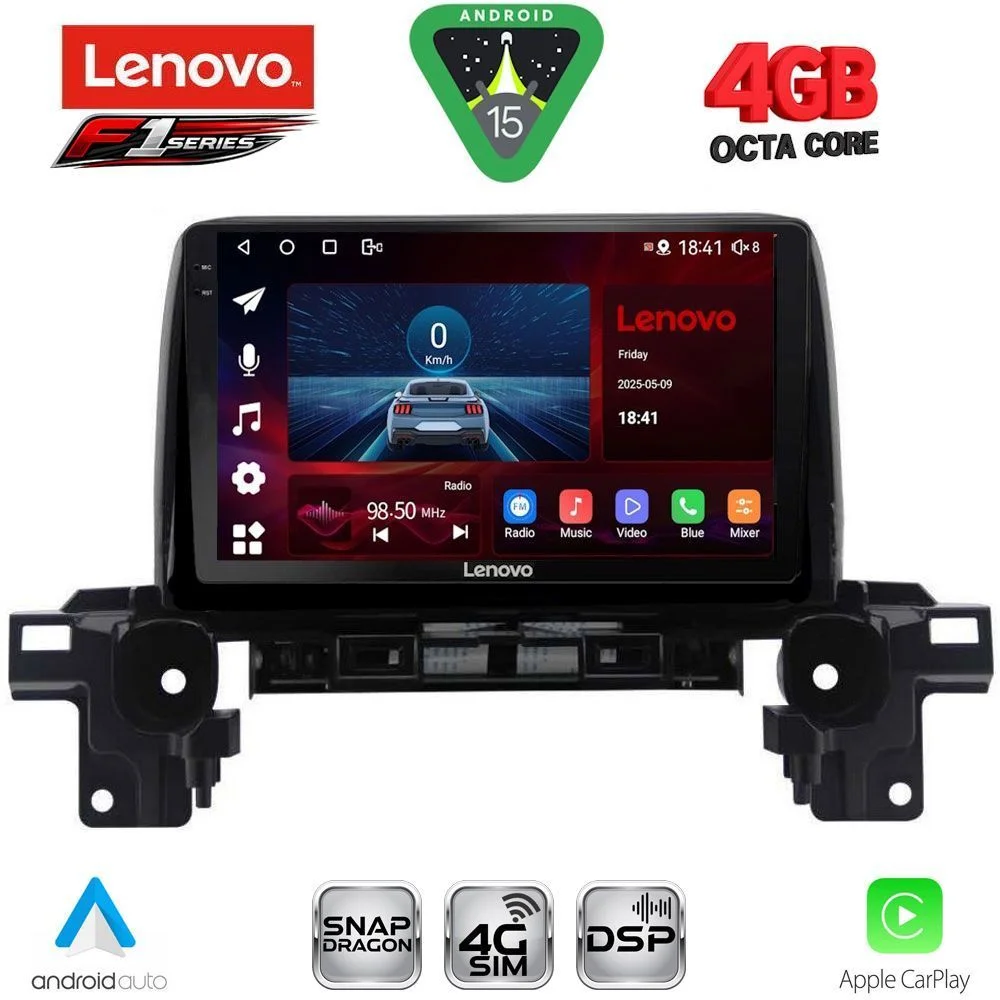 Φωτογραφία προϊόντος: LENOVO SSQ 9381_CPA (9inc) MULTIMEDIA TABLET for MAZDA CX5 mod. 2017-2025