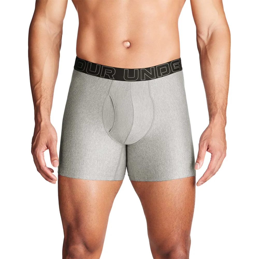 Φωτογραφία προϊόντος: Under Armour Men's Performance Tech 6inc 3 Pack Boxer Underwear Μαύρο - Γκρι 1383878-035 (Under Armour)
