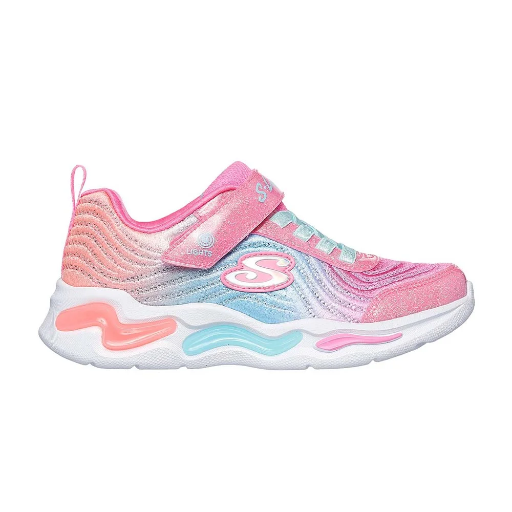 Φωτογραφία προϊόντος: Skechers Girl's S Lights Wavy Beams Ombre Express Ροζ 302327L-PKMT (Skechers)