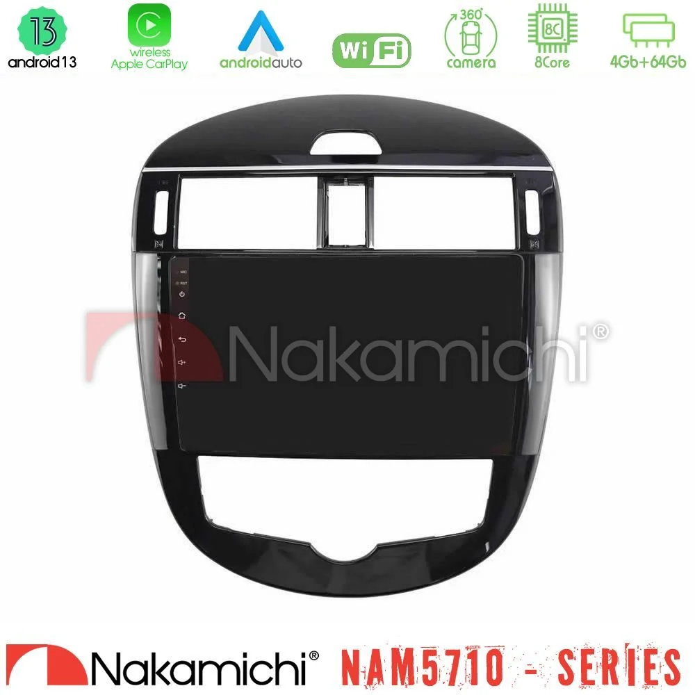 Φωτογραφία προϊόντος: Nakamichi NAM5710 Series 8Core Android13 4+64GB Nissan Pulsar 2015-2018 Navigation Multimedia Tablet 9
