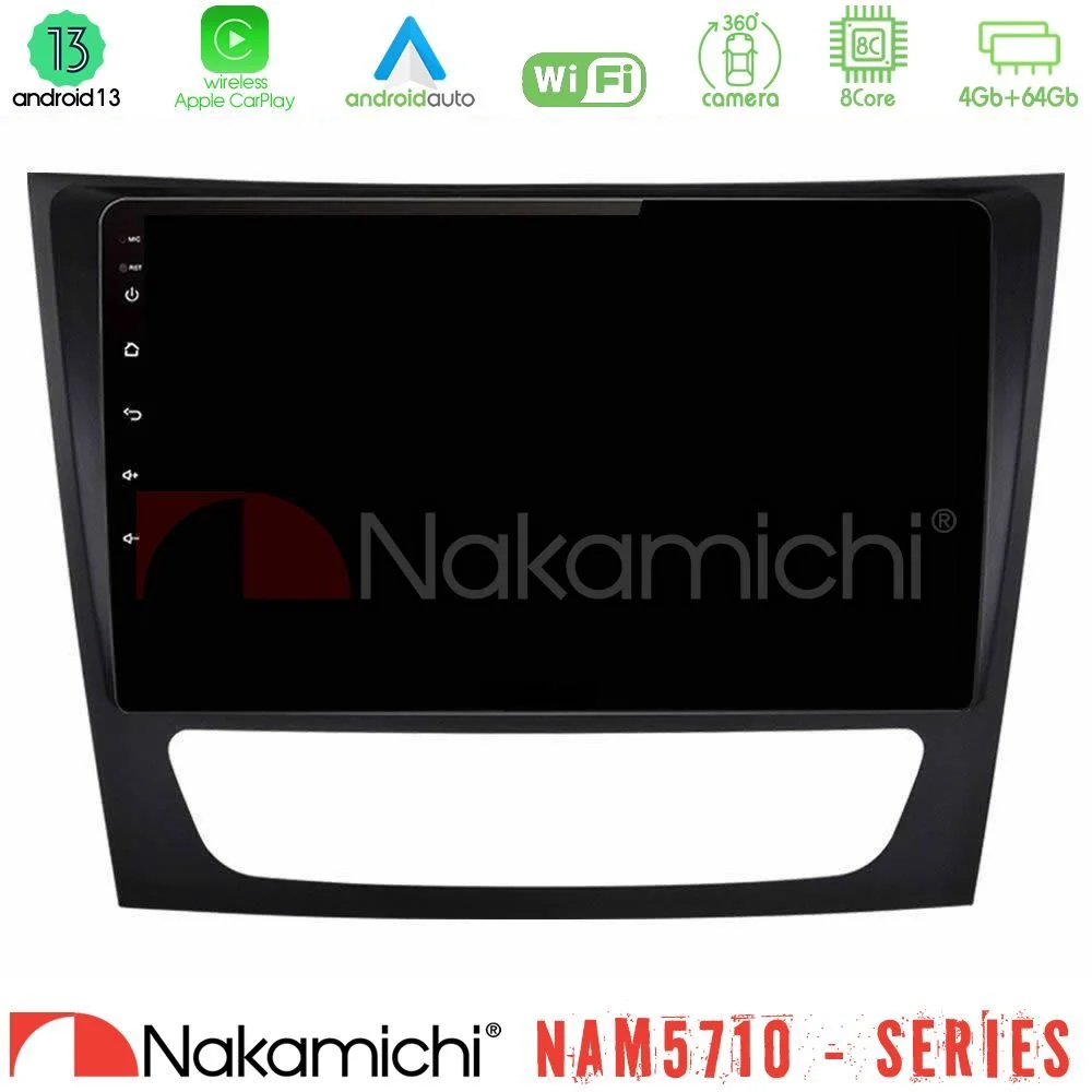Φωτογραφία προϊόντος: Nakamichi NAM5710 Series 8Core Android13 4+64GB Mercedes E Class / CLS Class Navigation Multimedia Tablet 9
