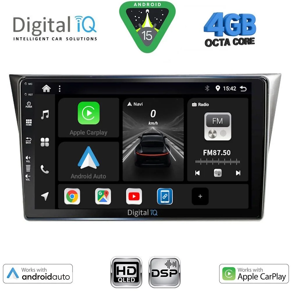 Φωτογραφία προϊόντος: DIGITAL IQ BXF 16659_CPAA (9inc) MULTIMEDIA TABLET for SUBARU IMPREZA mod. 2002-2008