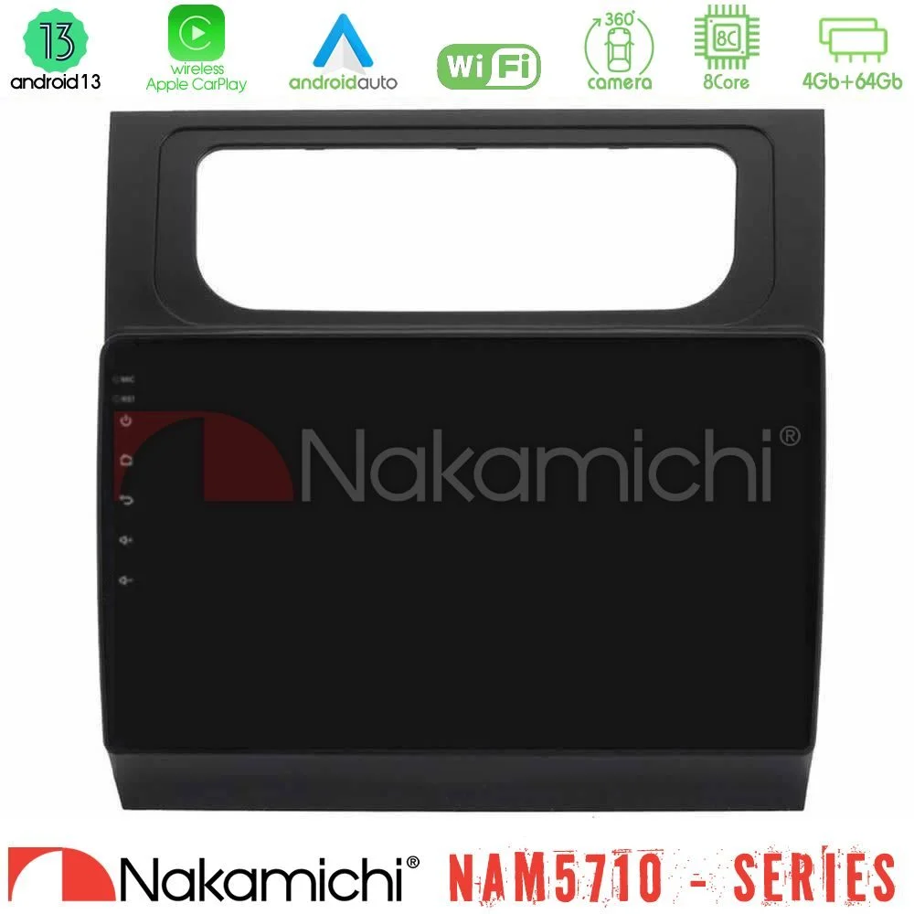 Φωτογραφία προϊόντος: Nakamichi NAM5710 Series 8Core Android13 4+64GB VW Touran 2011-2015 Navigation Multimedia Tablet 10