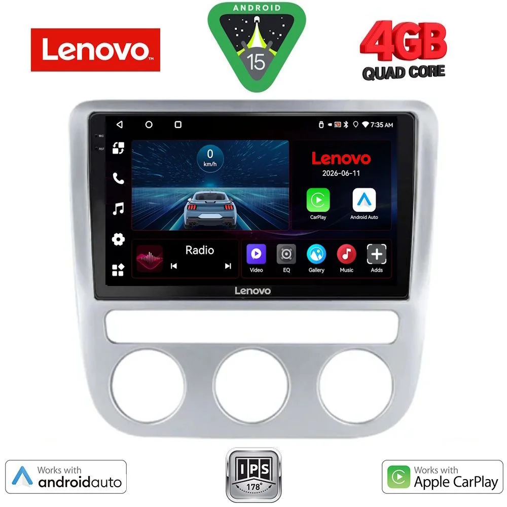 Φωτογραφία προϊόντος: LENOVO LVE 8752_CPAA CLIMA (9inc) MULTIMEDIA TABLET for VW EOS mod. 2006> - SCIROCCO mod. 2008-2010