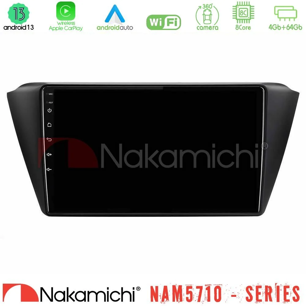 Φωτογραφία προϊόντος: Nakamichi NAM5710 Series 8Core Android13 4+64GB Skoda Fabia 2015-2021 Navigation Multimedia Tablet 9