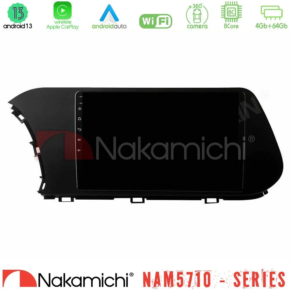 Φωτογραφία προϊόντος: Nakamichi NAM5710 Series 8Core Android13 4+64GB Hyundai i20 2021-2023 Navigation Multimedia Tablet 10