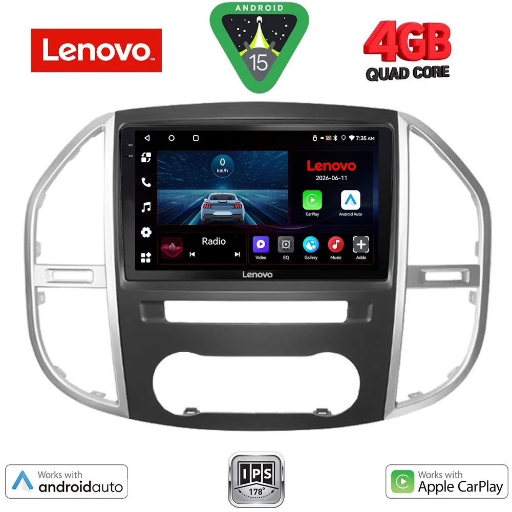 Φωτογραφία προϊόντος: LENOVO LVE 8429_CPAA (10inc) MULTIMEDIA TABLET for MERCEDES VITO – VIANO (W447) mod. 2015-2024