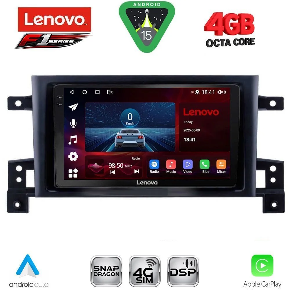 Φωτογραφία προϊόντος: LENOVO SSQ 9696_CPA (9inc) MULTIMEDIA TABLET for SUZUKI GRAND VITARA mod. 2005-2015