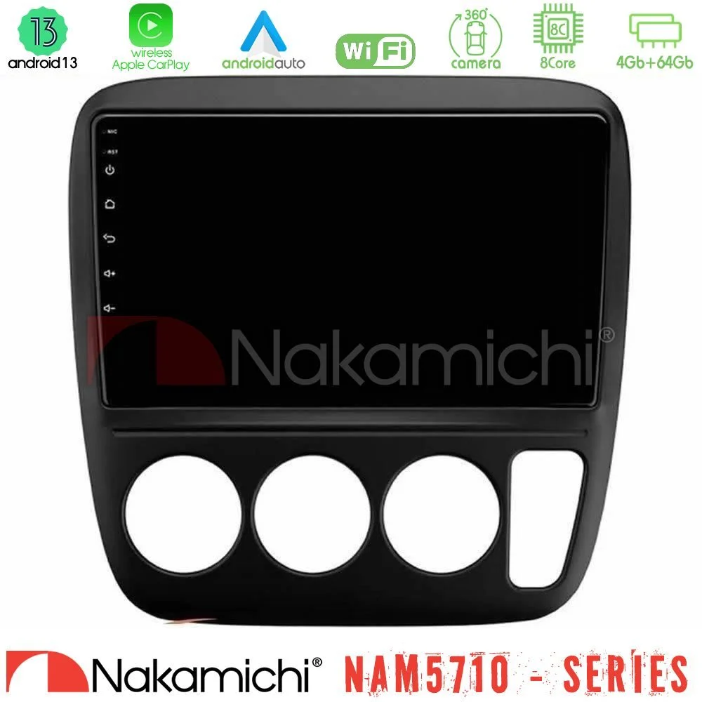 Φωτογραφία προϊόντος: Nakamichi NAM5710 Series 8Core Android13 4+64GB Honda CRV 1997-2001 Navigation Multimedia Tablet 9