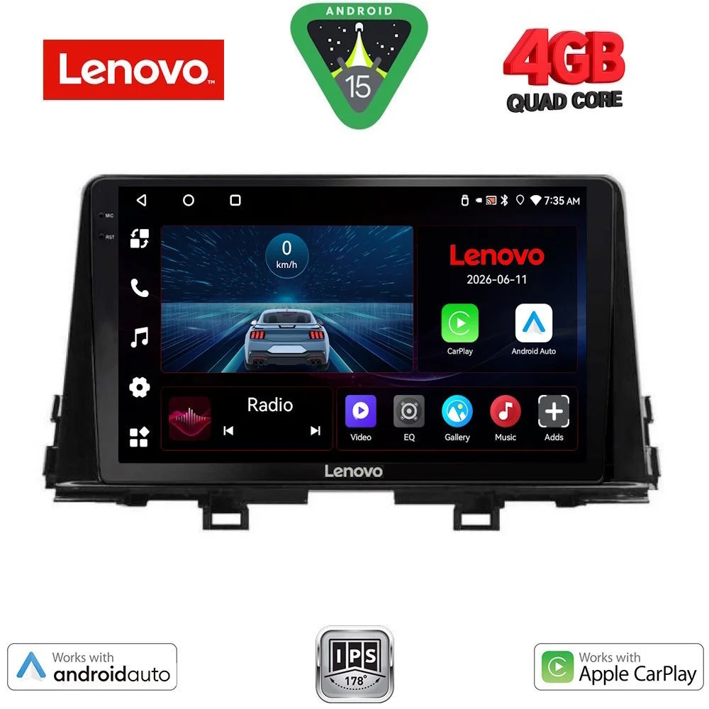 Φωτογραφία προϊόντος: LENOVO LVE 8309_CPAA (9inc) MULTIMEDIA TABLET for KIA PICANTO mod. 2017-2021