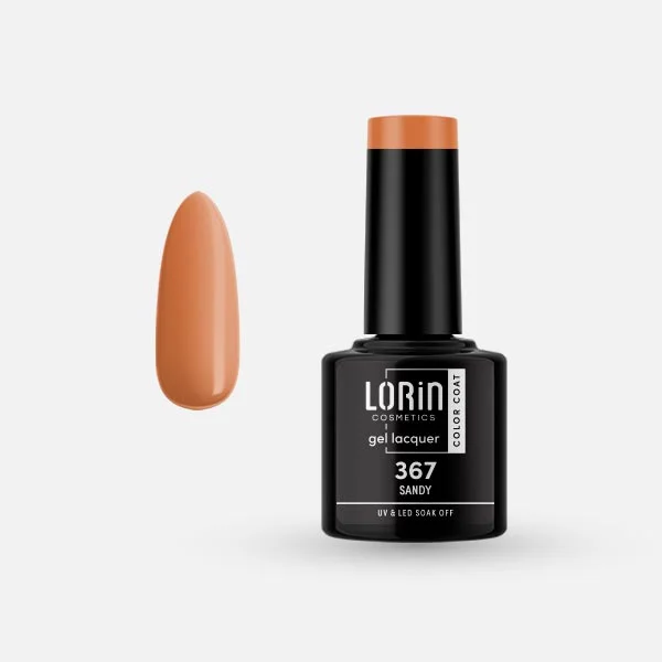 Φωτογραφία προϊόντος: Lorin Cosmetics Lorin Gel Lacquer Ημιμόνιμο Βερνίκι 8ml. #367 (Sandy)
