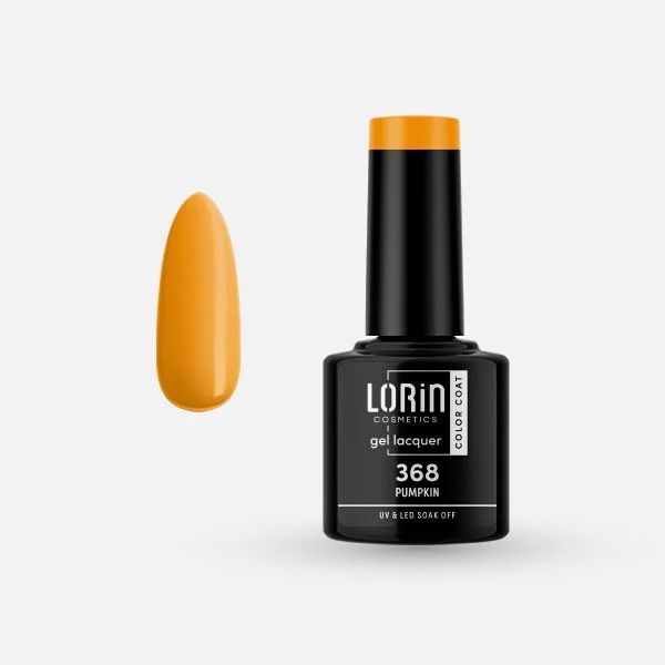 Φωτογραφία προϊόντος: Lorin Cosmetics Lorin Gel Lacquer Ημιμόνιμο Βερνίκι 8ml. #368 (Pumpkin)