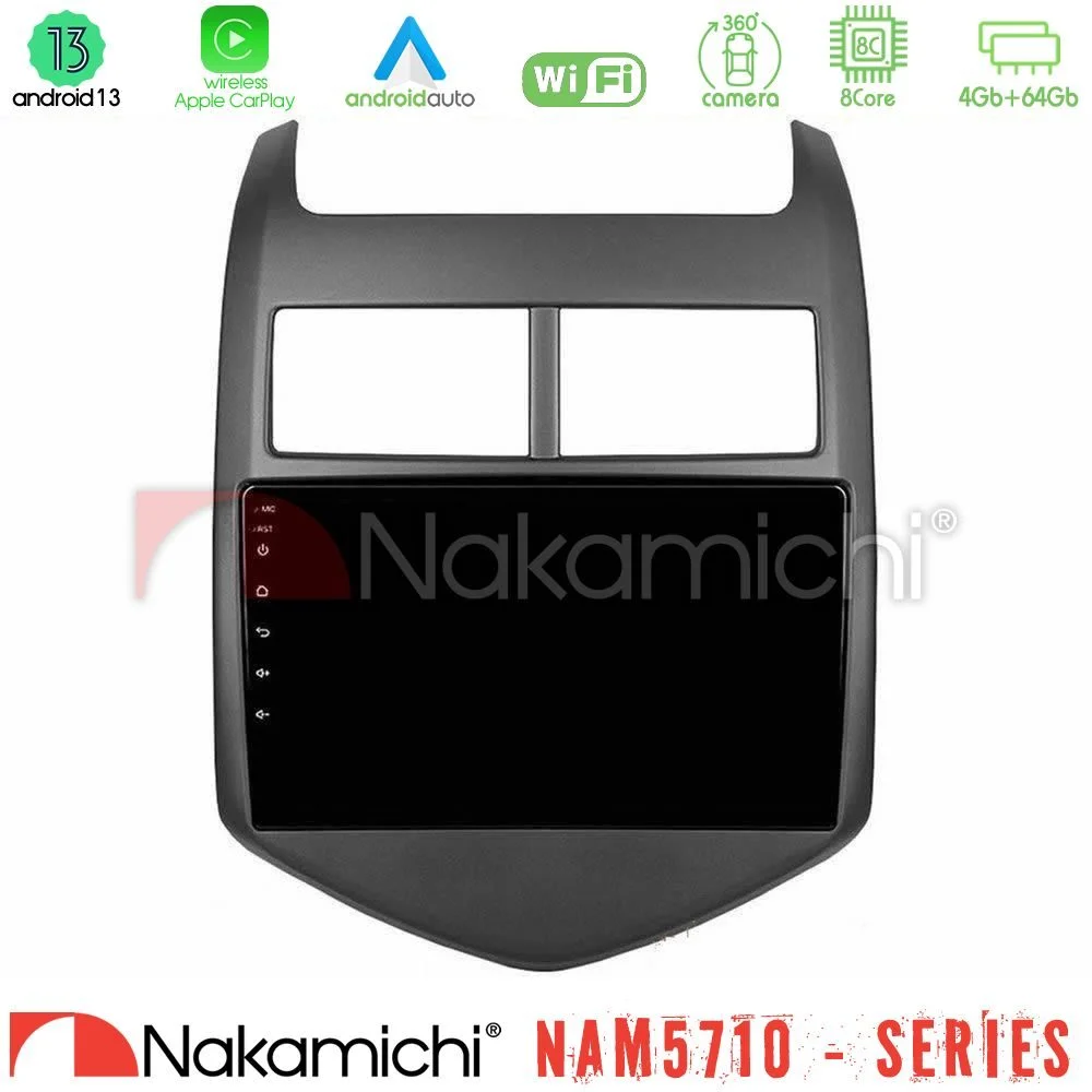 Φωτογραφία προϊόντος: Nakamichi NAM5710 Series 8Core Android13 4+64GB Chevrolet Aveo 2011-2017 Navigation Multimedia Tablet 9