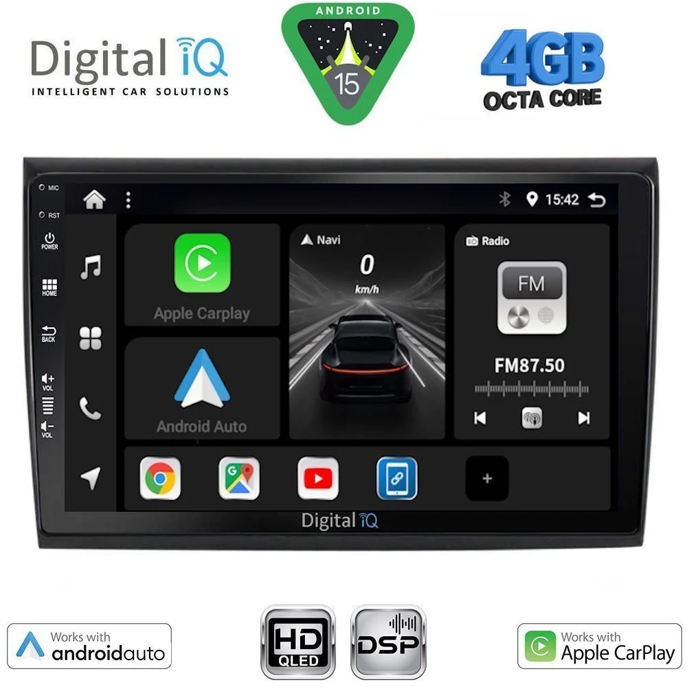 Φωτογραφία προϊόντος: DIGITAL IQ BXF 16136_CPAA (9inc) MULTIMEDIA TABLET for FIAT BRAVO mod. 2007-2019