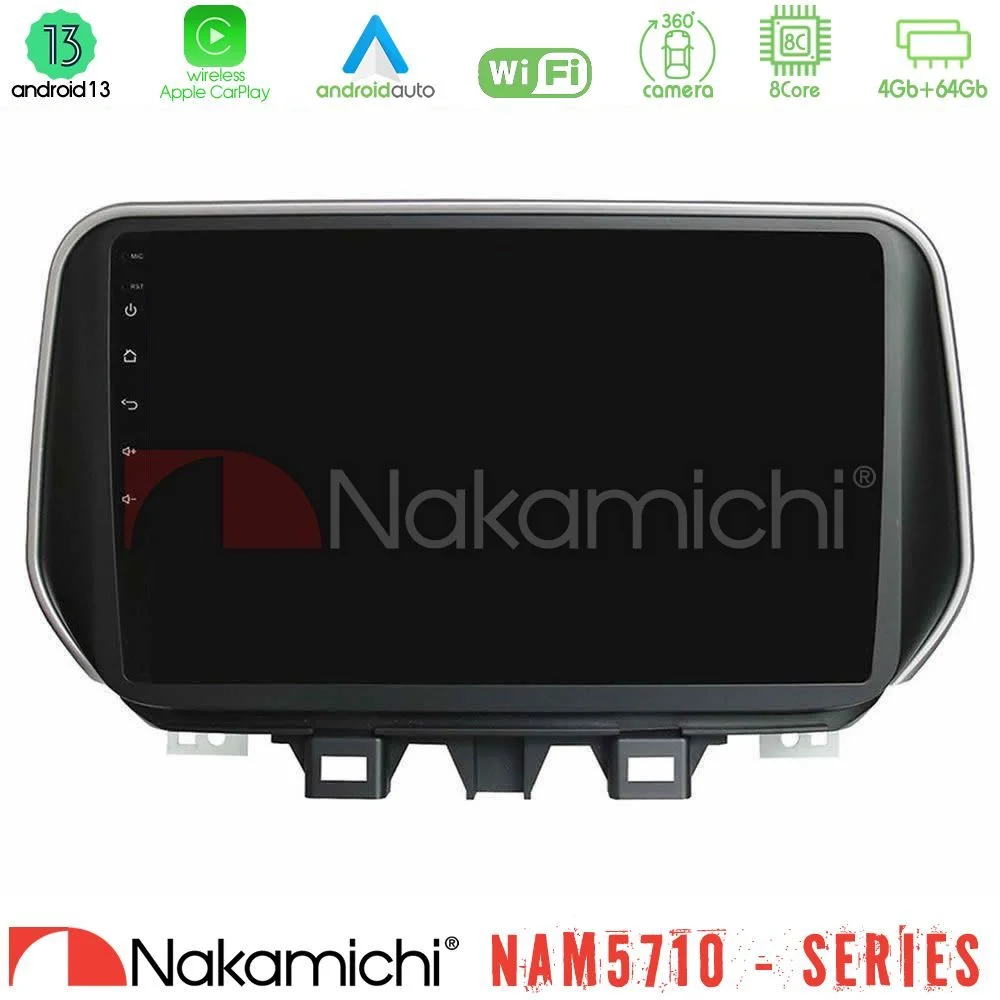 Φωτογραφία προϊόντος: Nakamichi NAM5710 Series 8Core Android13 4+64GB Hyundai Tucson 2019-> Navigation Multimedia Tablet 9