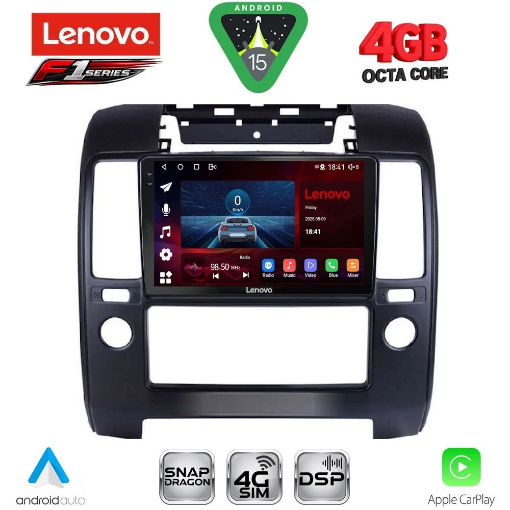 Φωτογραφία προϊόντος: LENOVO SSQ 9454_CPA A/C (9inc) MULTIMEDIA TABLET for NISSAN NAVARA D40 mod. 2006-2011 με A/C