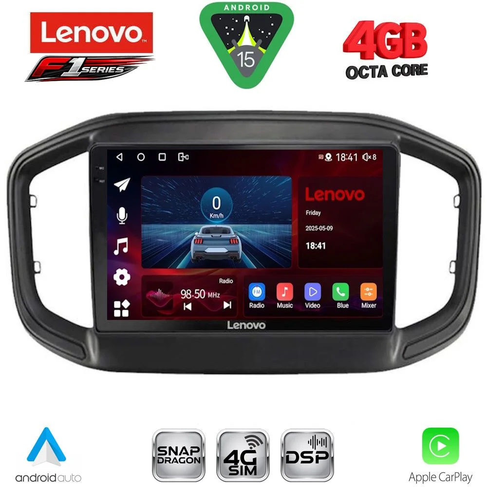 Φωτογραφία προϊόντος: LENOVO SSQ 9147_CPA (9inc) MULTIMEDIA TABLET for FIAT STRADA mod. 2020-2026