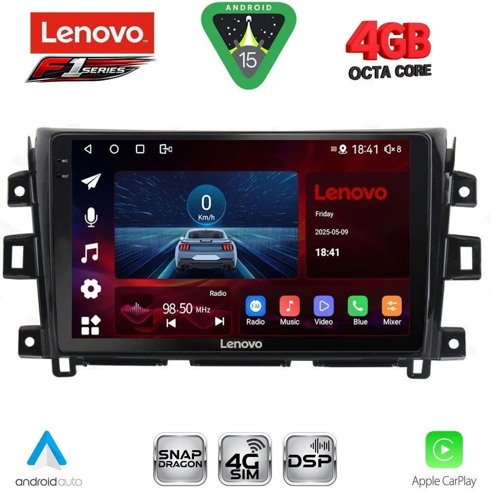 Φωτογραφία προϊόντος: LENOVO SSQ 9456_CPA (10inc) MULTIMEDIA TABLET for NISSAN NAVARA mod. 2016-2025