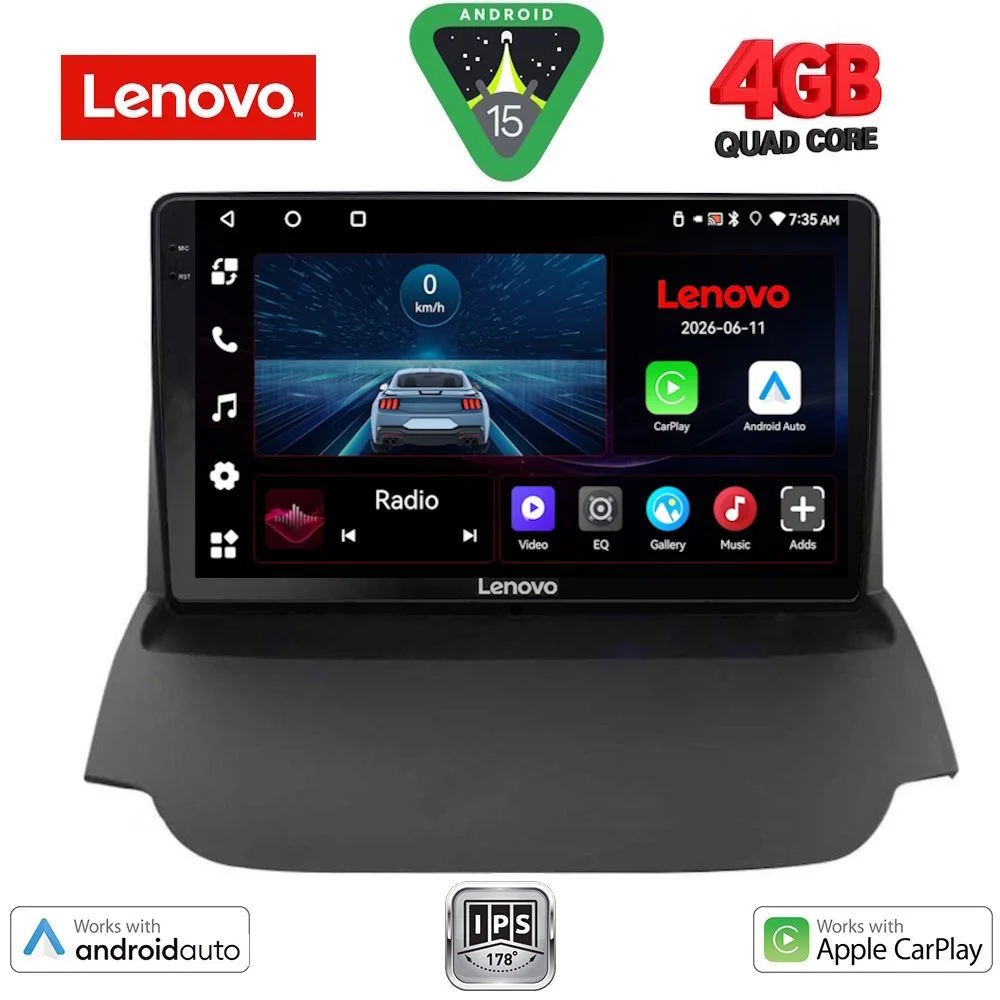 Φωτογραφία προϊόντος: LENOVO LVE 8150_CPAA (9inc) MULTIMEDIA TABLET for FORD ECOSPORT mod. 2012-2018