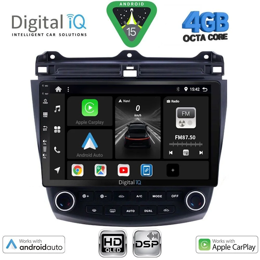 Φωτογραφία προϊόντος: DIGITAL IQ BXF 16182_CPAA (10inc) MULTIMEDIA TABLET for HONDA ACCORD mod. 2003-2007