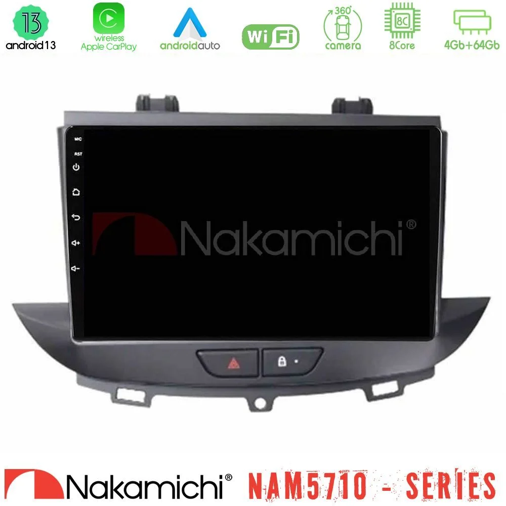 Φωτογραφία προϊόντος: Nakamichi NAM5710 Series 8Core Android13 4+64GB Opel Grandland/Crossland X Navigation Multimedia Tablet 9