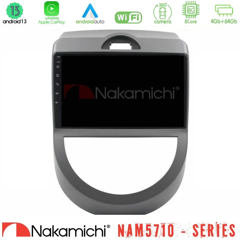 Φωτογραφία προϊόντος: Nakamichi NAM5710 Series 8Core Android13 4+64GB Kia Soul 2009-2011 Navigation Multimedia Tablet 9