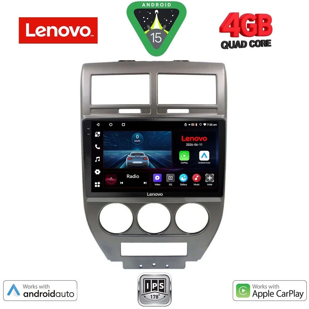 Φωτογραφία προϊόντος: LENOVO LVE 8276_CPAA (10inc) MULTIMEDIA TABLET for JEEP COMPASS - PATRIOT mod. 2007-2016
